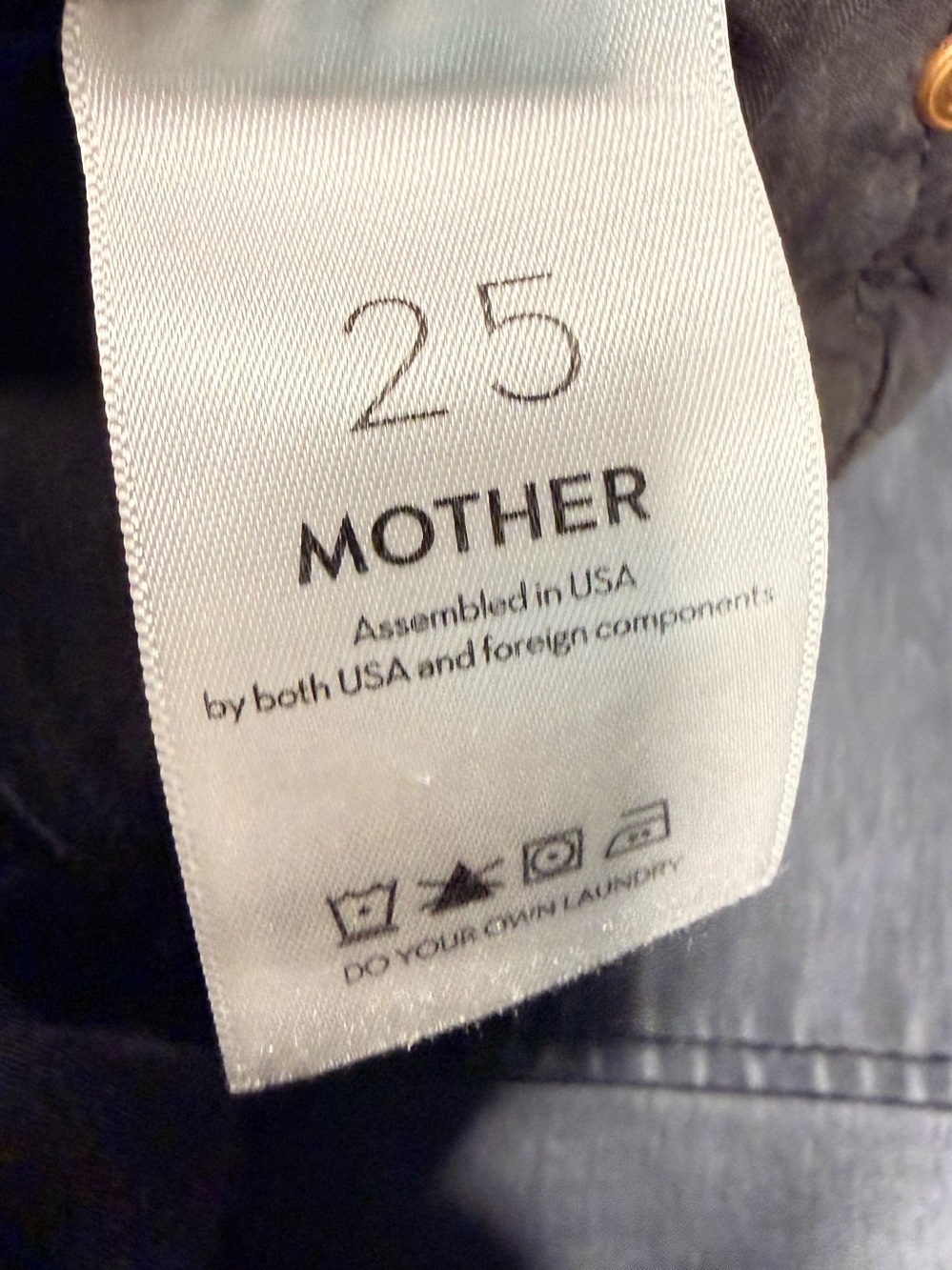 Mother Jeans The Insider Crop Step Fray Grey Dancing In The Moonlight Size 25 - Picture 13 of 15